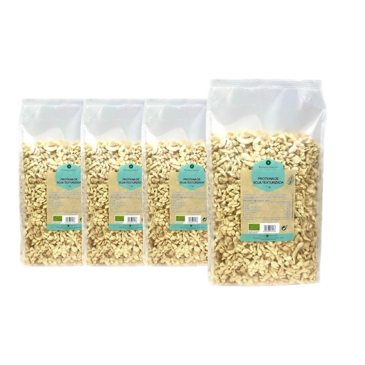 PLANETA HUERTO | Pack 4x Soja Texturizada ECO 1 kg