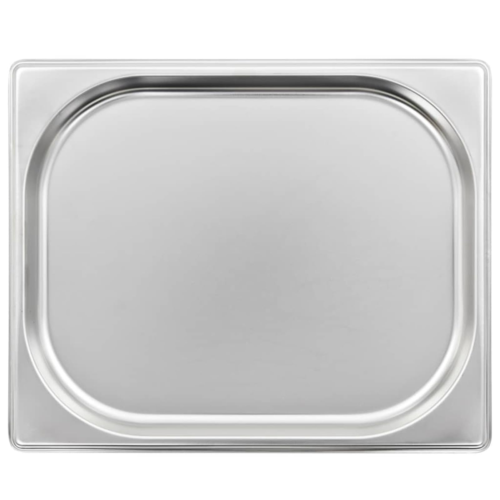 Brokky Contenitori Gastronorm 8 pz GN 1/2 20 mm in Acciaio Inox-Contenitore, Acciaio Inossidabile Contenitore gastronorm