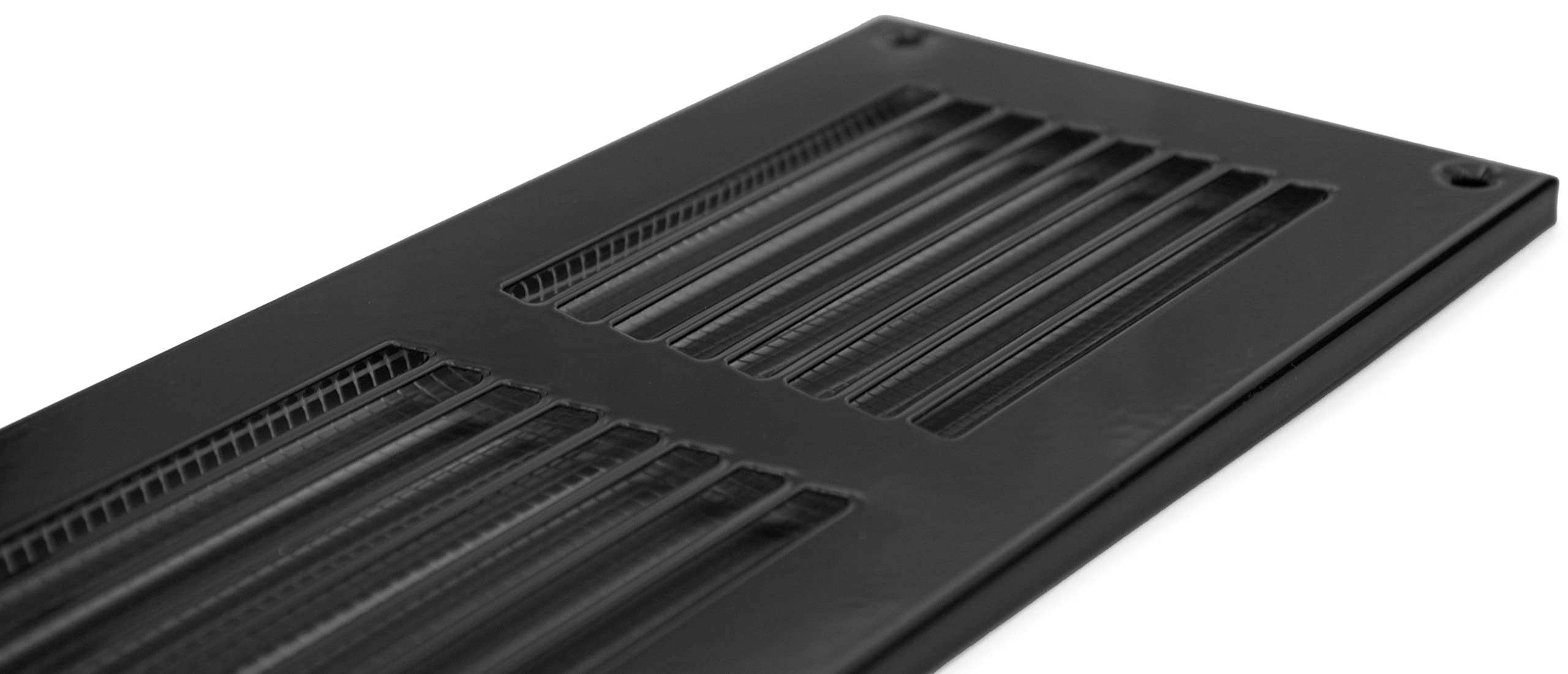 H&C VENT Rejilla Ventilación 500 x 100mm Metálica │Para Extractor de Baño Cocina Exterior HVAC │ Rejilla Aire Acondicionado AC Conductos Pared Techo Tubo │ Cubierta de Acero Rectangular con Mosquitera