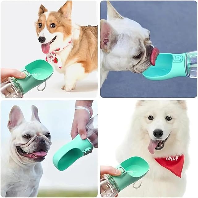 Foto 7 de 7 de Fyrindel Botella de Agua para Perros,550ml Botella de Viaje para Caminar para Perros