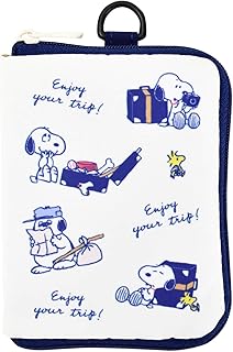 トラベルスリムウォレット enjoy your trip スヌーピー snoopy9092 ホワイト(SPMS-176) トラベルスリムウォレット enjoy your trip スヌーピー snoopy9092 ホワイト(SPMS-176)