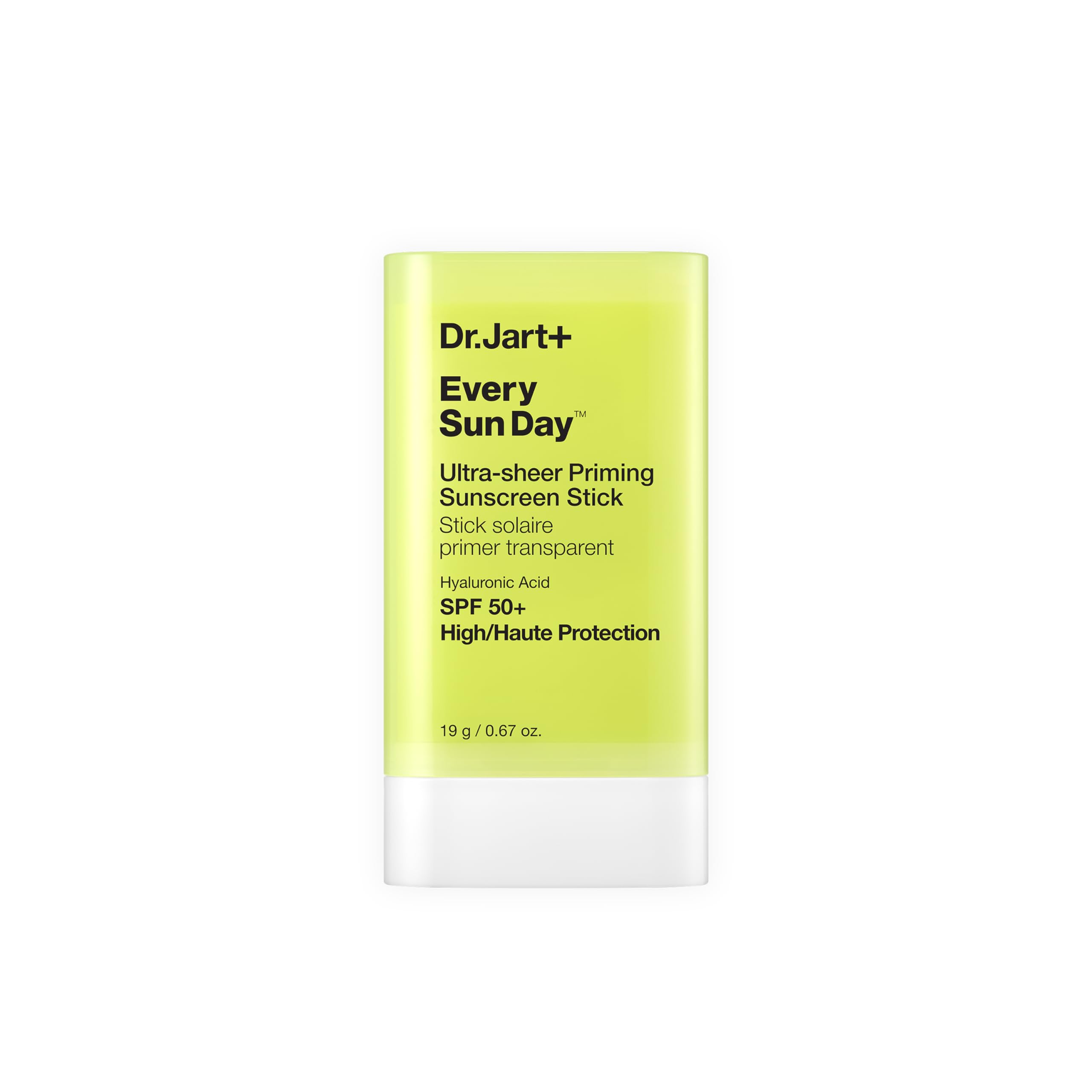 Dr.Jart+ Every Sun Day Priming Stick SPF 50 | Protection Solaire Visage Ultra Légère | Fini Invisible | Soin Coréen, 19 g