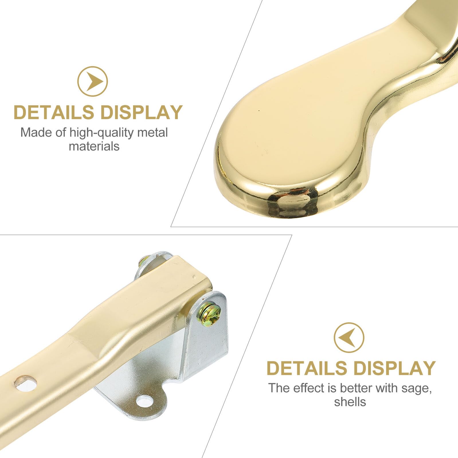 Beaupretty Pedali Pezzi Pianoforte e Verticale 3 Dorato in Metallo per Ruggine Resistenti alla Accessori Professionali Pratici per Strumenti Musicali