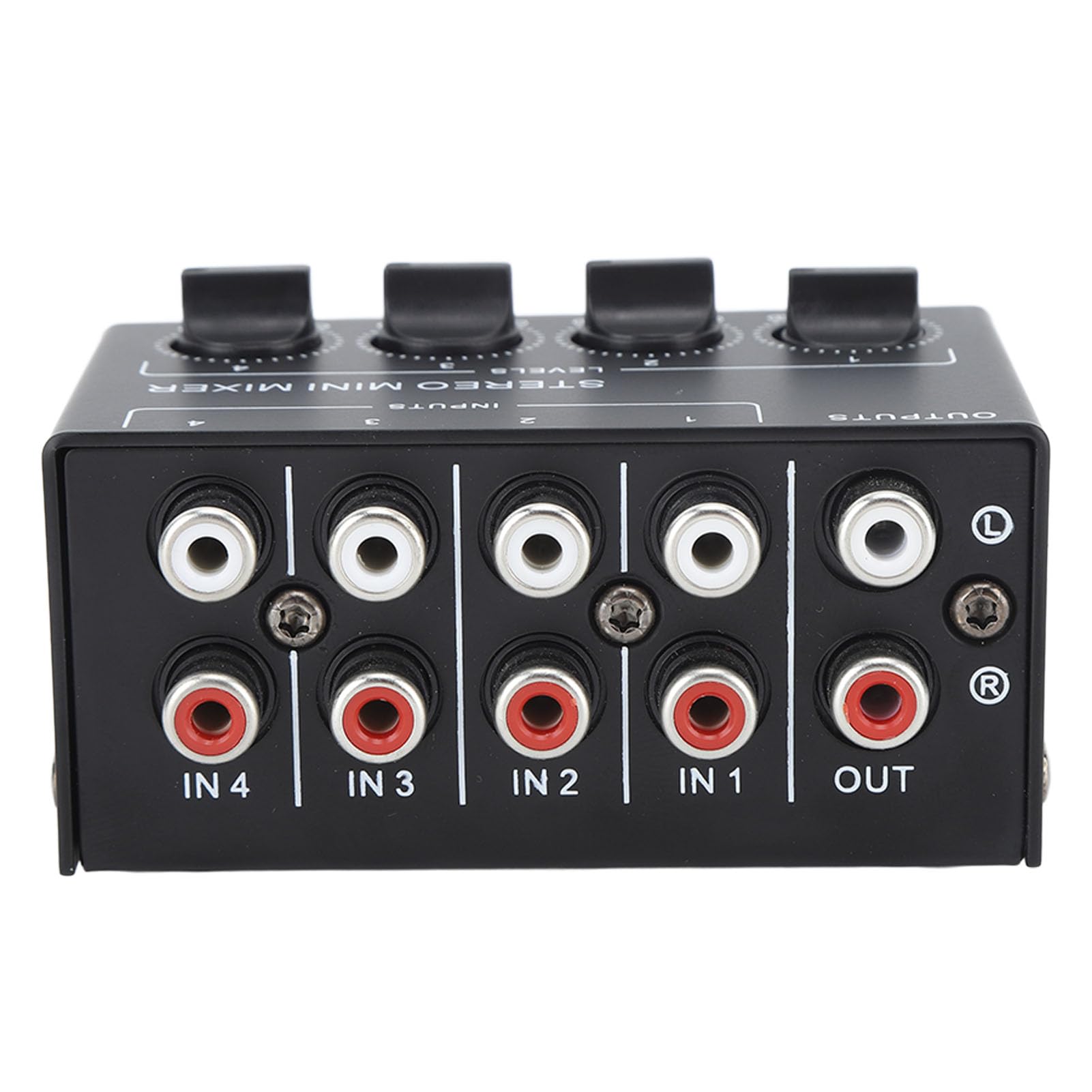 Mini Mixer Audio Portatile, Metal Shell CX400 Mini Mixer Stereo Passivo Alta qualità del Suono per unità a Nastro per Computer