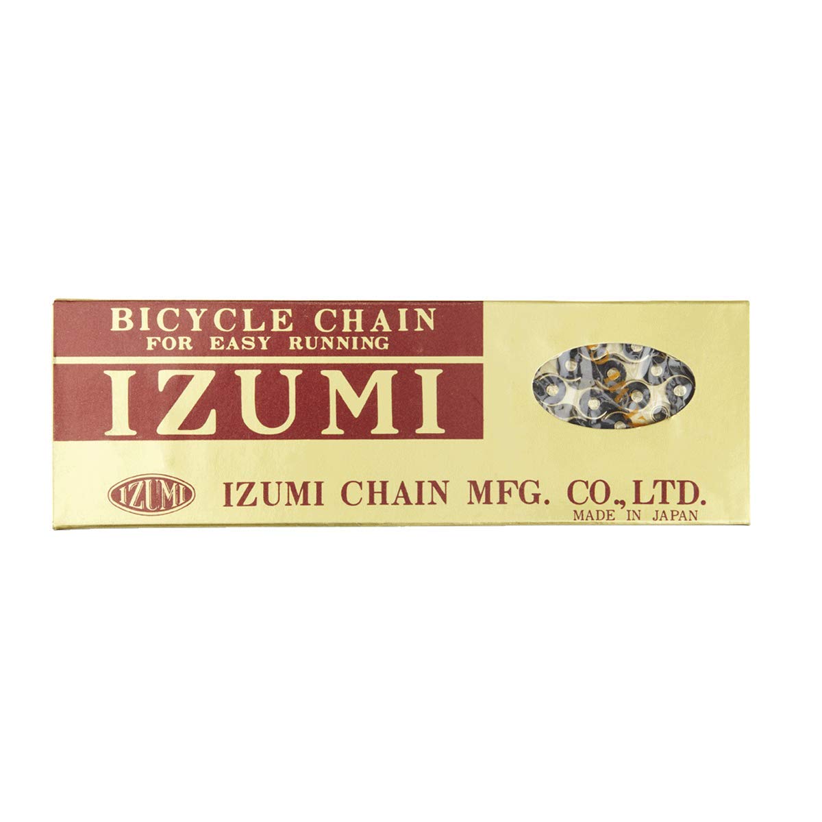 Izumi Chaîne Standard 1/8 x 1/2 (116 maillons), doré/Noir