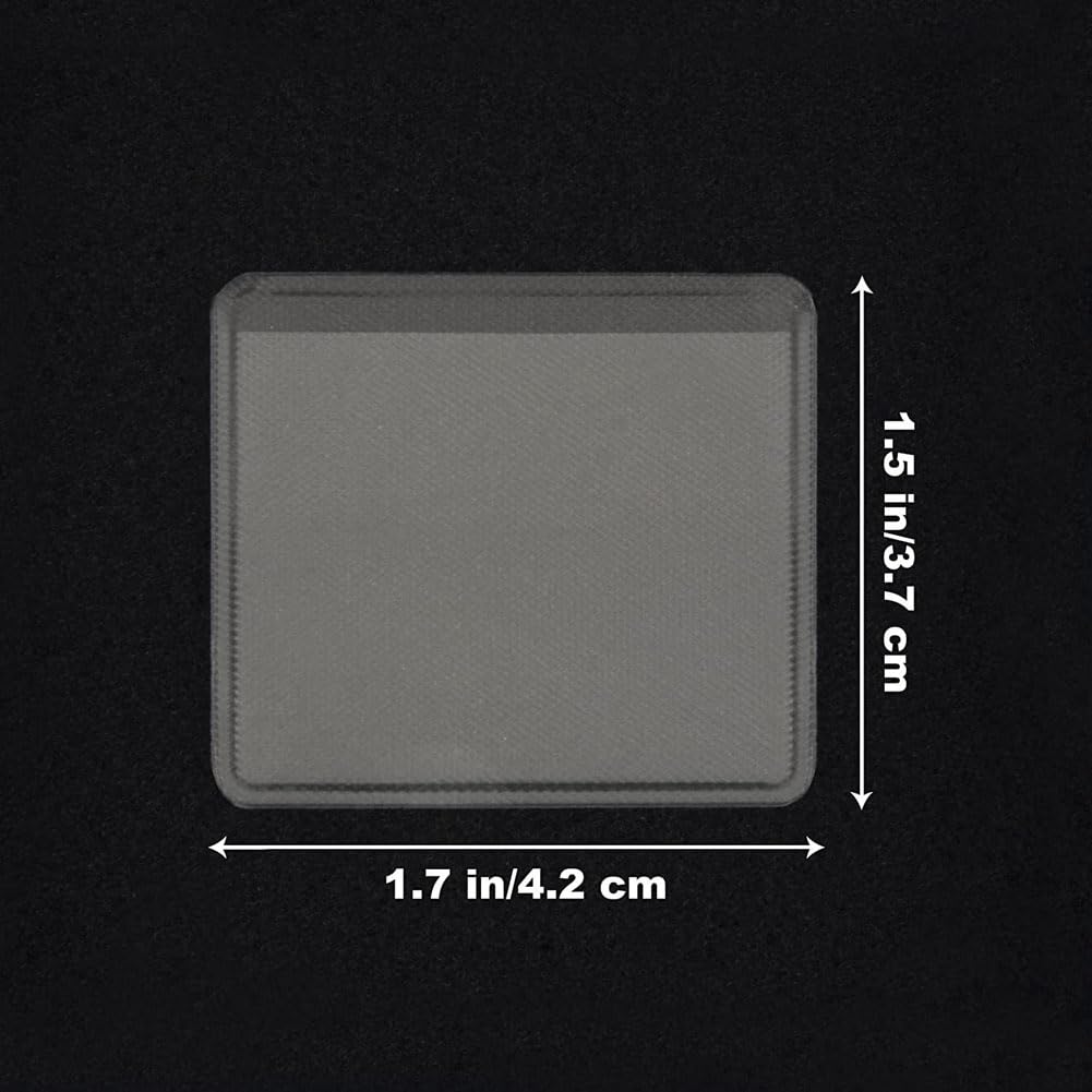 360PCS Necklace Chain Adhesive Pouch Clear PVC Necklace Display Cards Pocket Jewelry Necklace Loose Chain Storage Pouch Necklace Chain Sleeve Holder for Jewelry Card Packaging Supplies