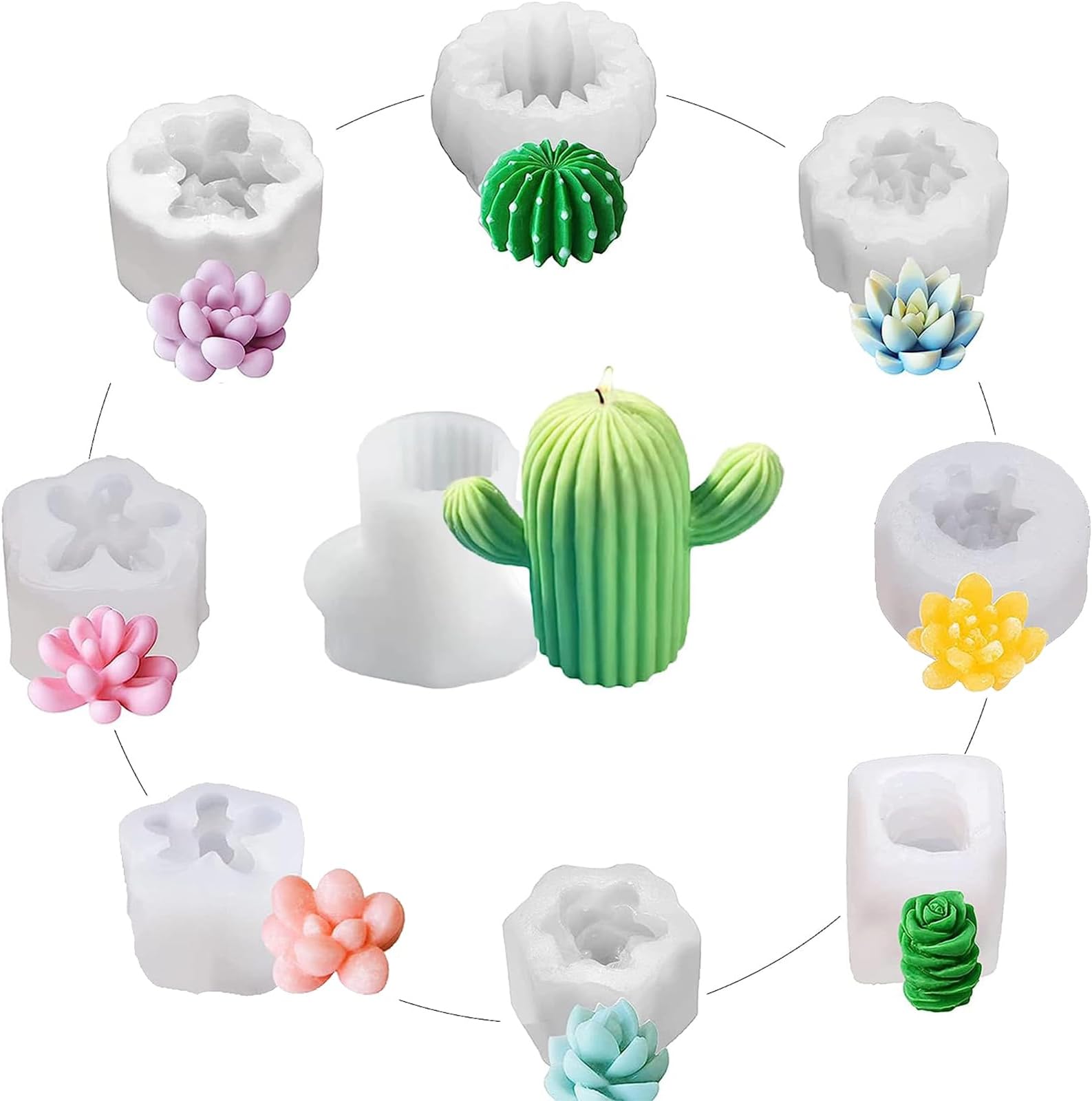 LET'S RESIN Moldes De Resina De Flores, Moldes Para Hacer