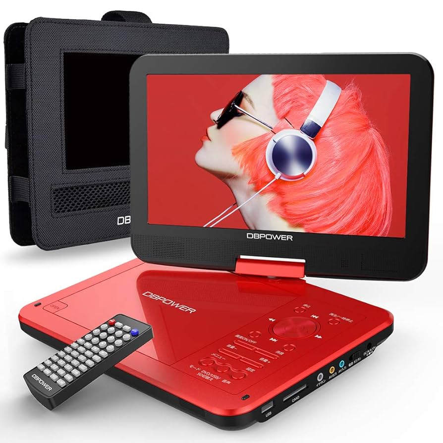 最終価格✨ポータブルDVDプレーヤー 12.5型 車載用ホルダー付き 10 Amazon.co.jp: DBPOWER ポータブルDVDプレーヤー 12.5型 車載用