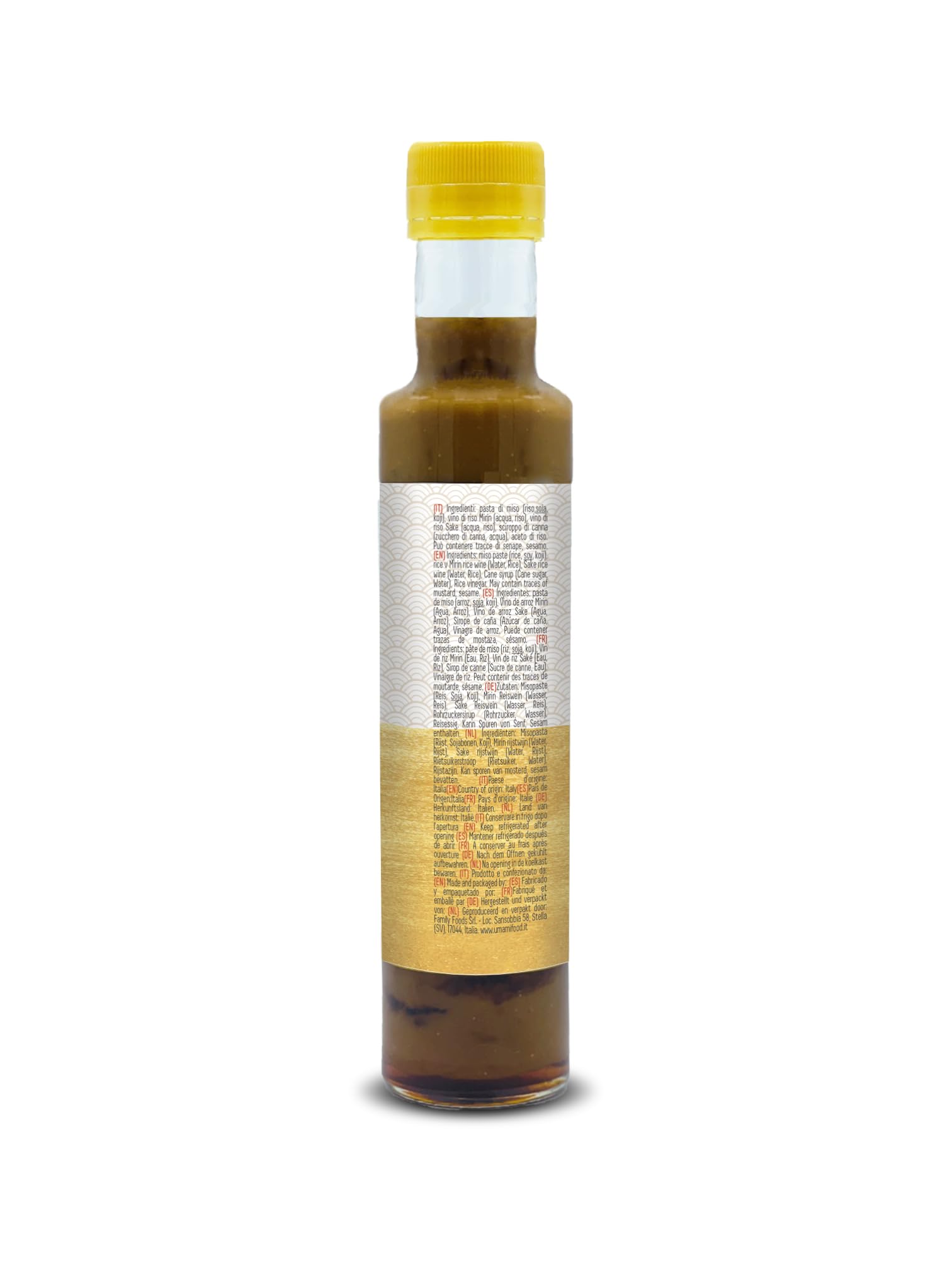 Umami Glaseado de Miso Japonés 250ml - Salsa Dulce y Salada para Salmón, Berenjenas y Carne - Ideal para Nasu Dengaku - Sin Conservantes - Sabor Umami Auténtico