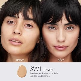 Este Lauder Futurist Hydra Rescue Moisturizing Foundation Makeup SPF 45 for a 12-Hour Glow, 1.2 Fl Oz, 3W1 Tawny