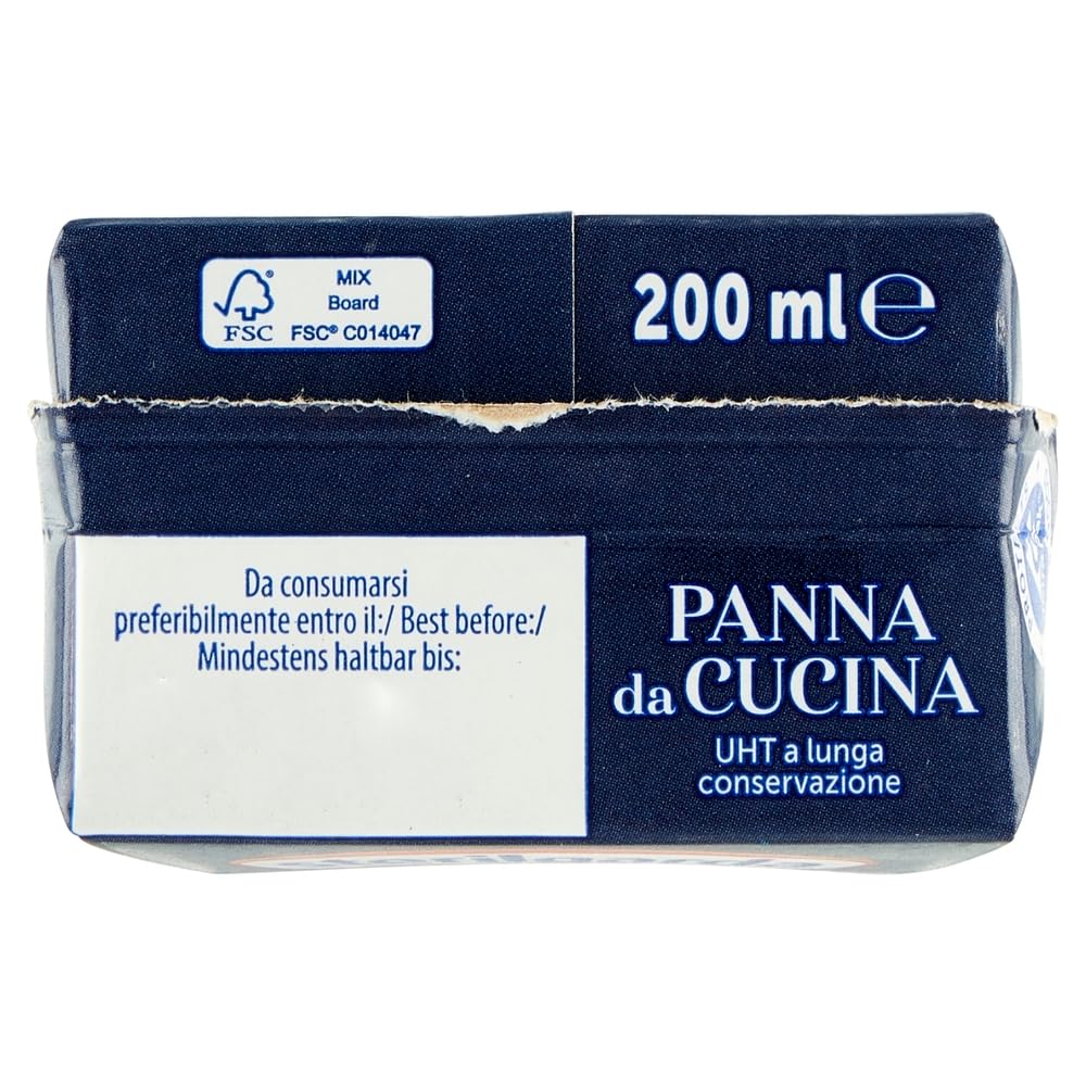 Sterilgarda Panna da Cucina, Italienische Kochsahne, 20 x 200 ml Packung, + Italian Gourmet polpa 400g