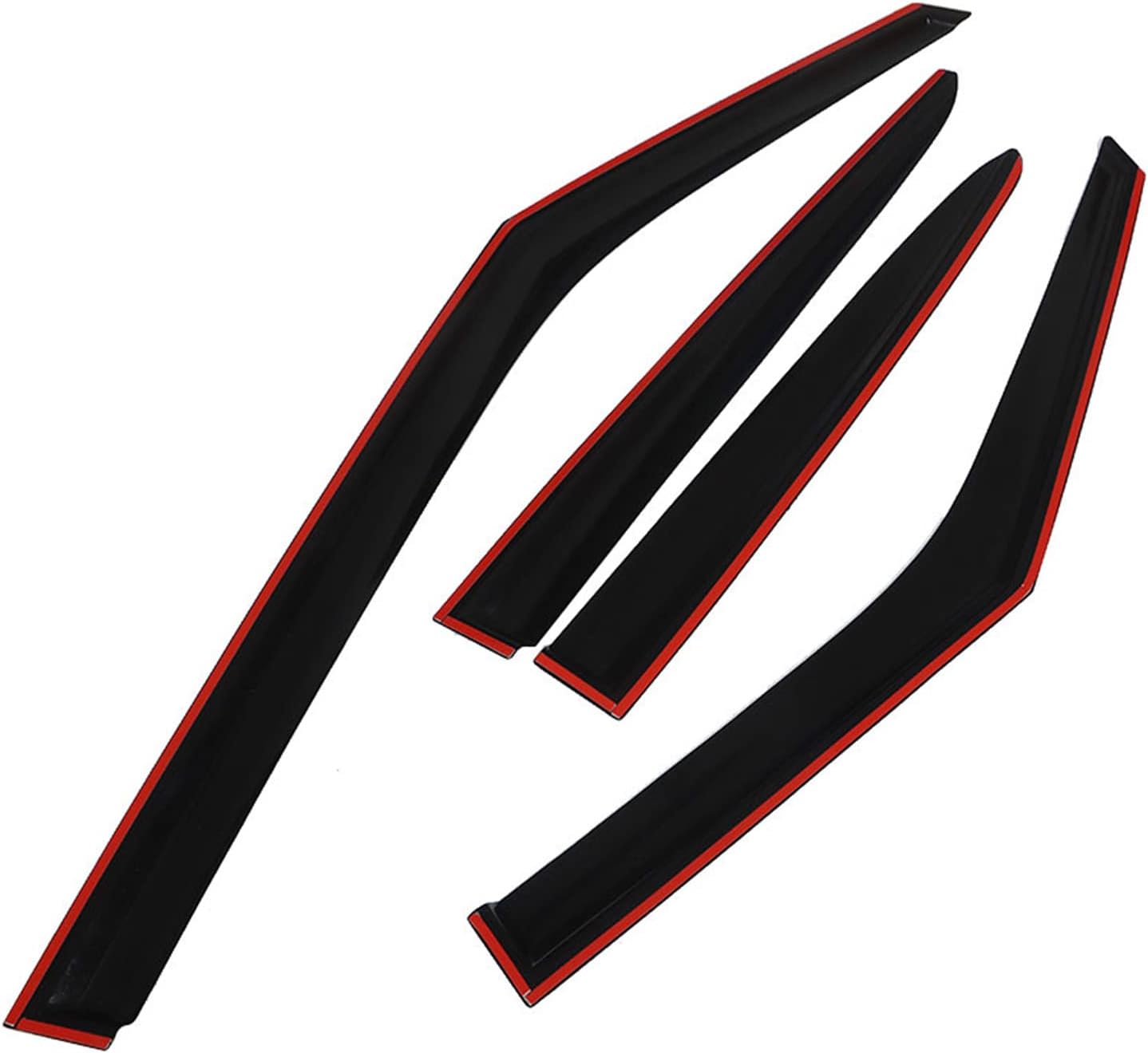 GXYWADY 4 PCS Side Window Visors Vent Shade Sun Wind Rain Guards Deflectors Outside Mount Replacement for Veloster 2011 2012 2013 2014 2015 2016 2017
