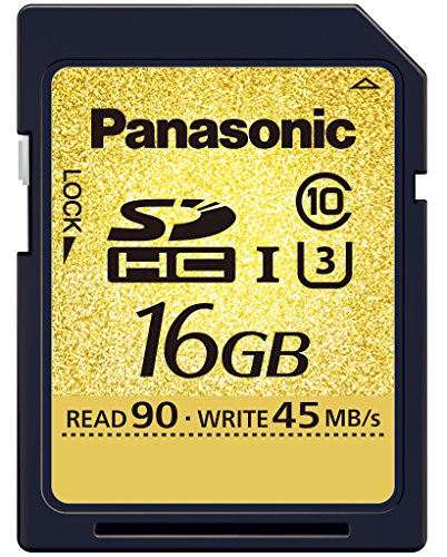 Preisvergleich Produktbild Panasonic RP-SDUC16GAK SDHC 16 GB Speicherkarte (geeignet für 4K Video)