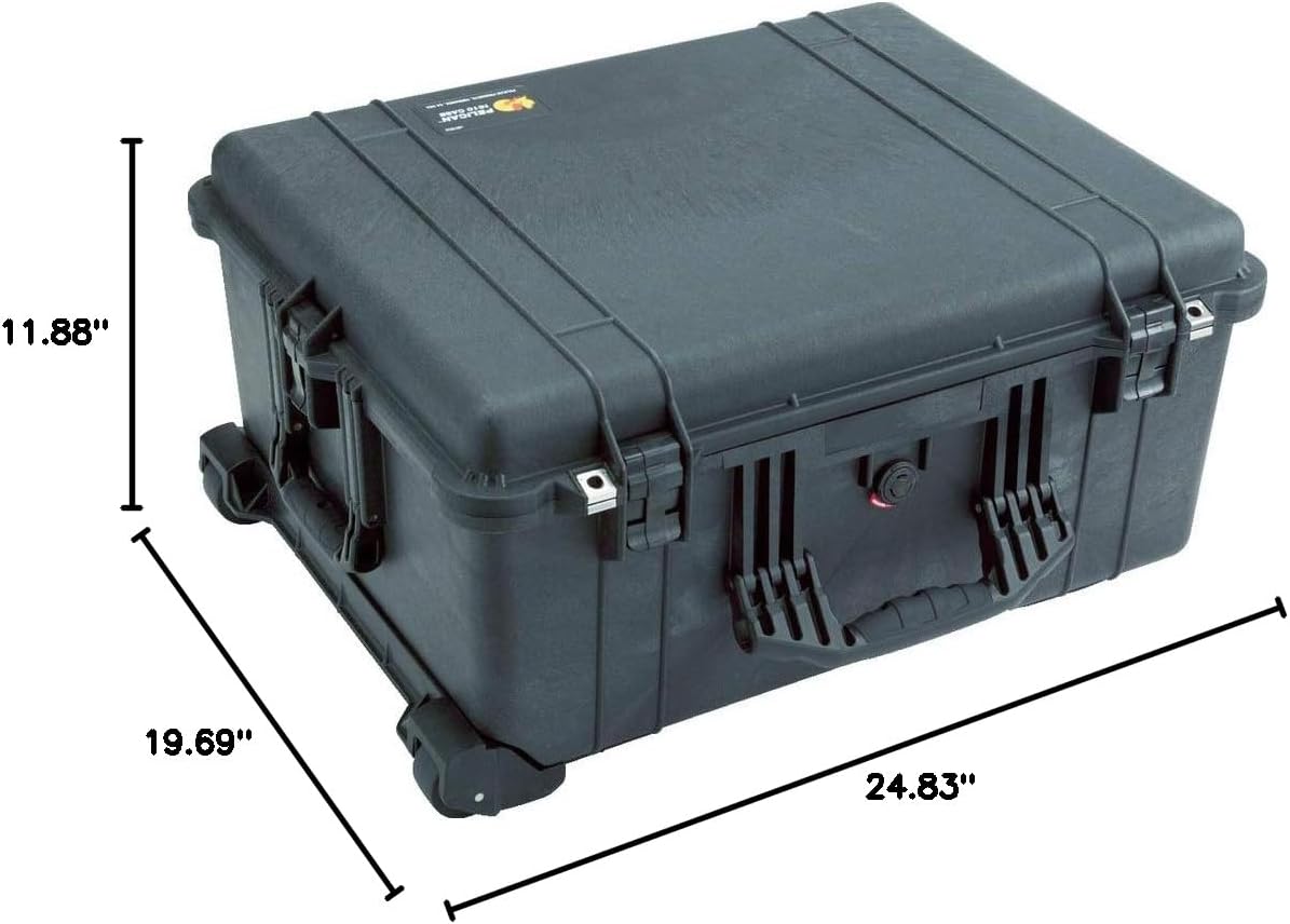 Pelican 1610 Case With Foam (Black)