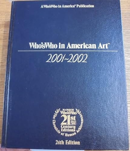Who's Who in American Art 2001-2002 0837963028 Book Cover