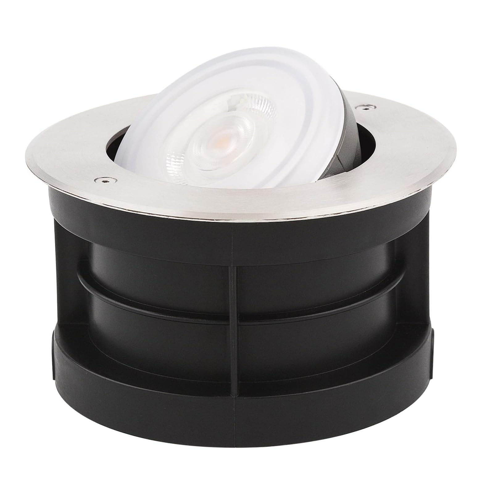 Foco Empotrable De Ángulo Ajustable Para Suelo - Lámpara LED Para Exteriores, Foco Led Jardín, Iluminación Para Caminos Senderos, Lámpara Enterrada Impermeable IP65(White Light,36W(220v))