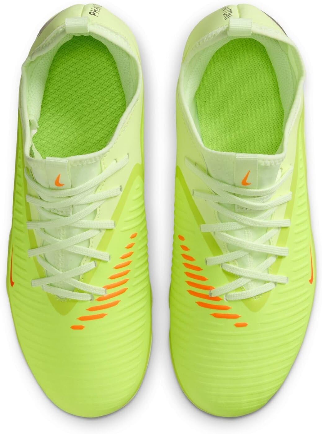 Nike Jr. Phantom 6 Low Academy Big Kids' Multi-Ground Soccer Cleats (Hyper Crimson/Limelight/Black)