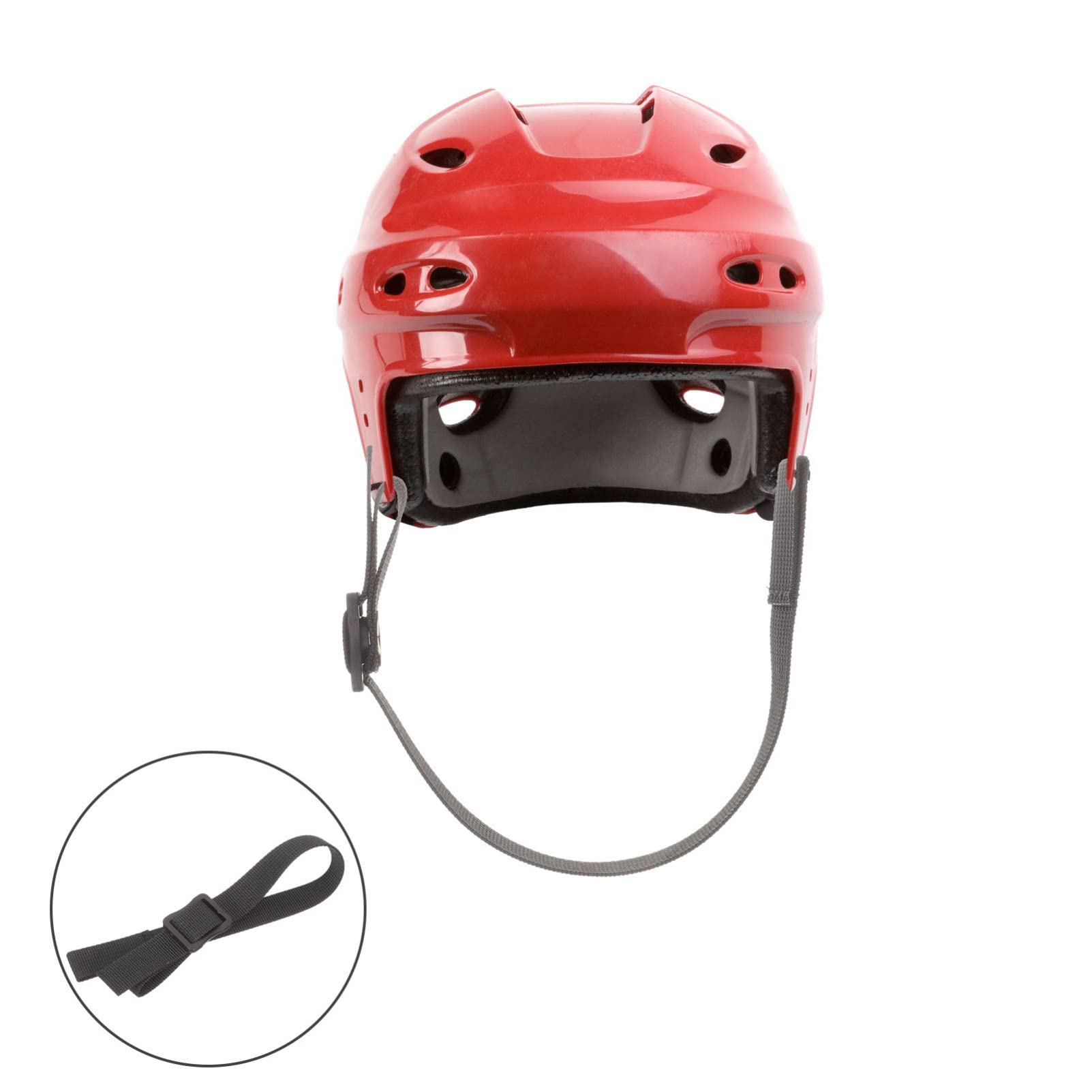 Kisangel Casco De Hockey De Sujeción Correas De Barbilla para Deportes De Hockey Correa De Barbilla para Casco De Hockey Correas para Casco De Hockey Máscara Mentón Poliéster Black