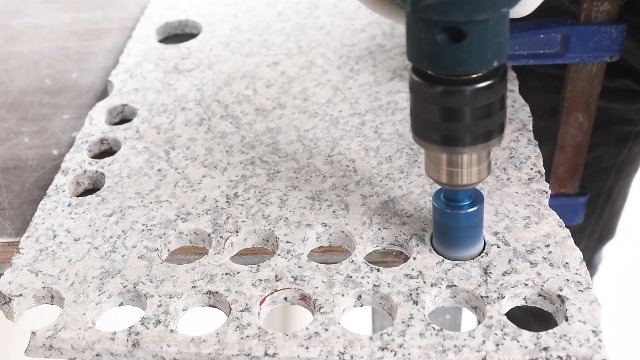 Image of Dry Diamond Core Drill Bit,BRSCHNITT 90mm Diamond Hole Saw Core Drill Bit with Triangle Shank for Porcelain Tile Ceramic Stone Granite Marble