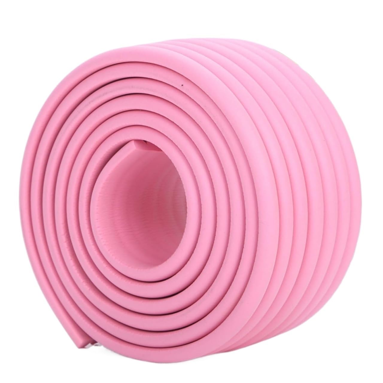 Peel and stick molding, 6.5ft Crown Flexible Wall Edging Strip Self Adhesive Furniture Table Edge Protectors Bumper Guard, Ceiling Baseboard(Rose Red)