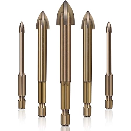 Amazon 6個入り ガラスドリルビット ガラス タイル スレート ガラス タイル用ドリルビット 陶器 鋳物の穴あけ用 タングステン ガラスドリル刃 4mm 5mm 6mm 8mm 10mm 12mm 木工用ドリルビットセット Amazon 6個入り ガラスドリルビット ガラス タイル スレート ガラス タイル用ドリルビット 陶器 鋳物の穴あけ用 タングステン ガラスドリル刃 4mm 5mm 6mm 8mm 10mm 12mm 木工用ドリルビットセット