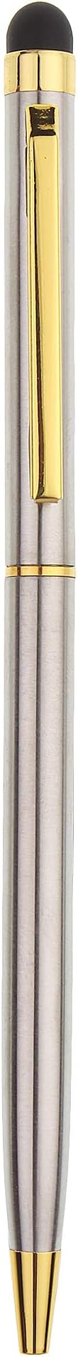 AKON SUVICE INDIA - Gift for Men - 2 in 1 Stylus Pen for Android Mobile -Gold Silver