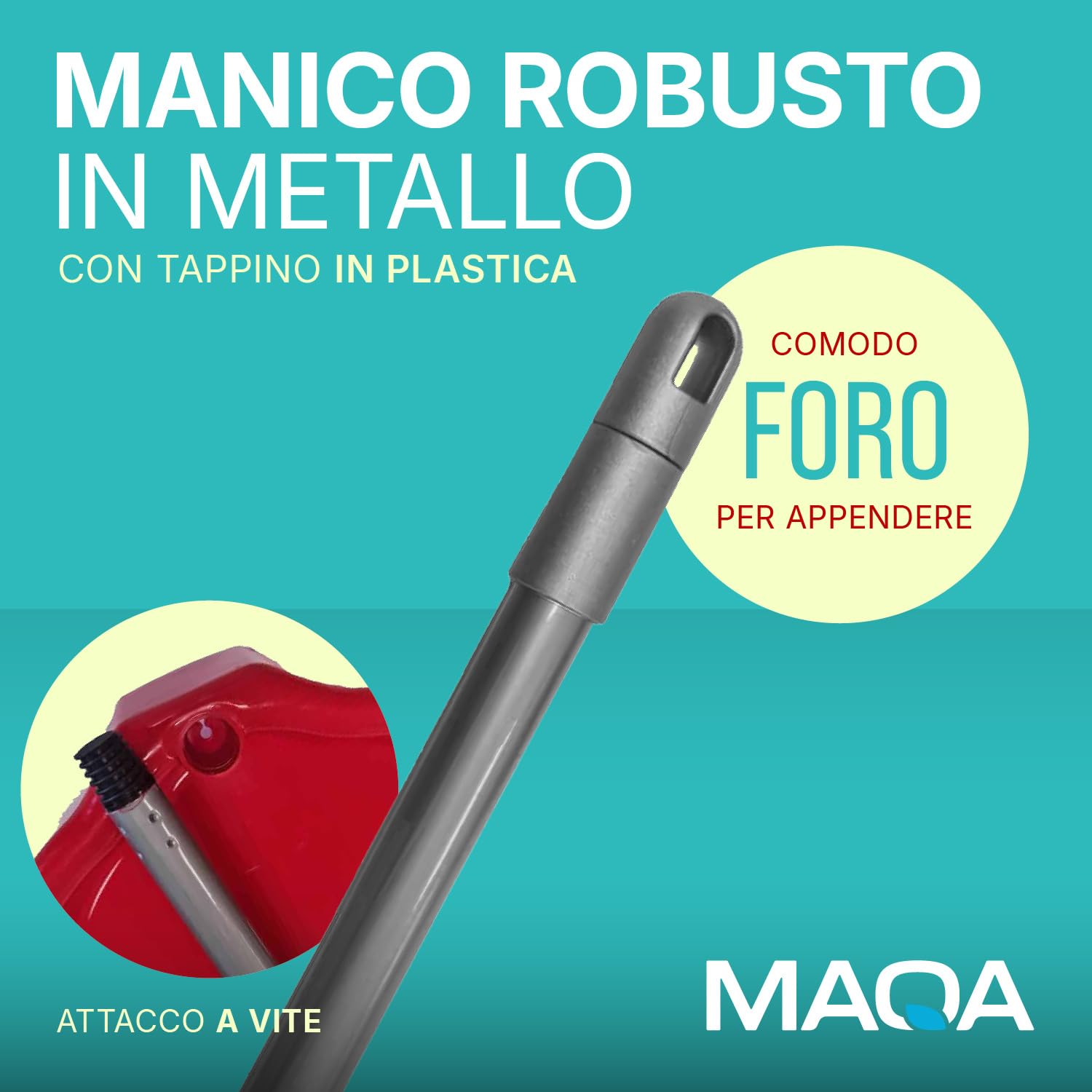 MAQA 12 szt. szufla z długim metalowym uchwytem 75 cm, plastikowa szufelka do śmieci, pojemnik na śmieci
