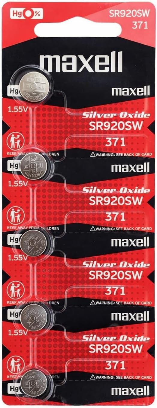 920 1.55V Silver Oxide SR920SW Button Cell Battery For Watche 5 Pcs