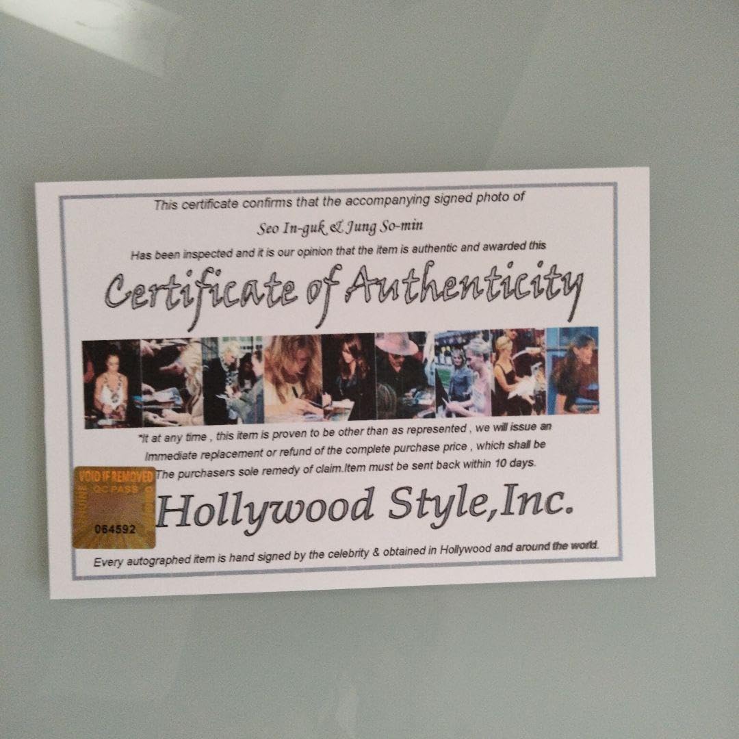 Amazon.co.jp: ソ イングクとチョン ソミン直筆サイン入り2Lサイズ写真