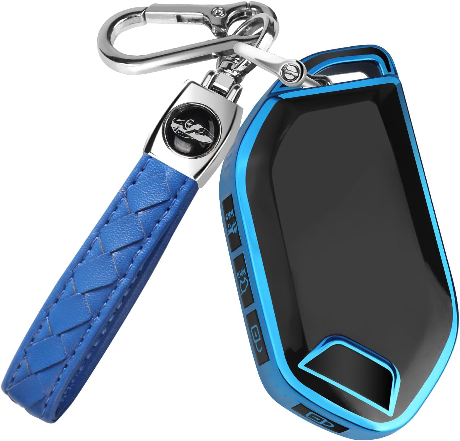 MILD EAST for Kia Key Fob Cover with Keychain-Soft TPU Protection Key Case Fit for 2023-2026 Kia Telluride K4 K5 EV5