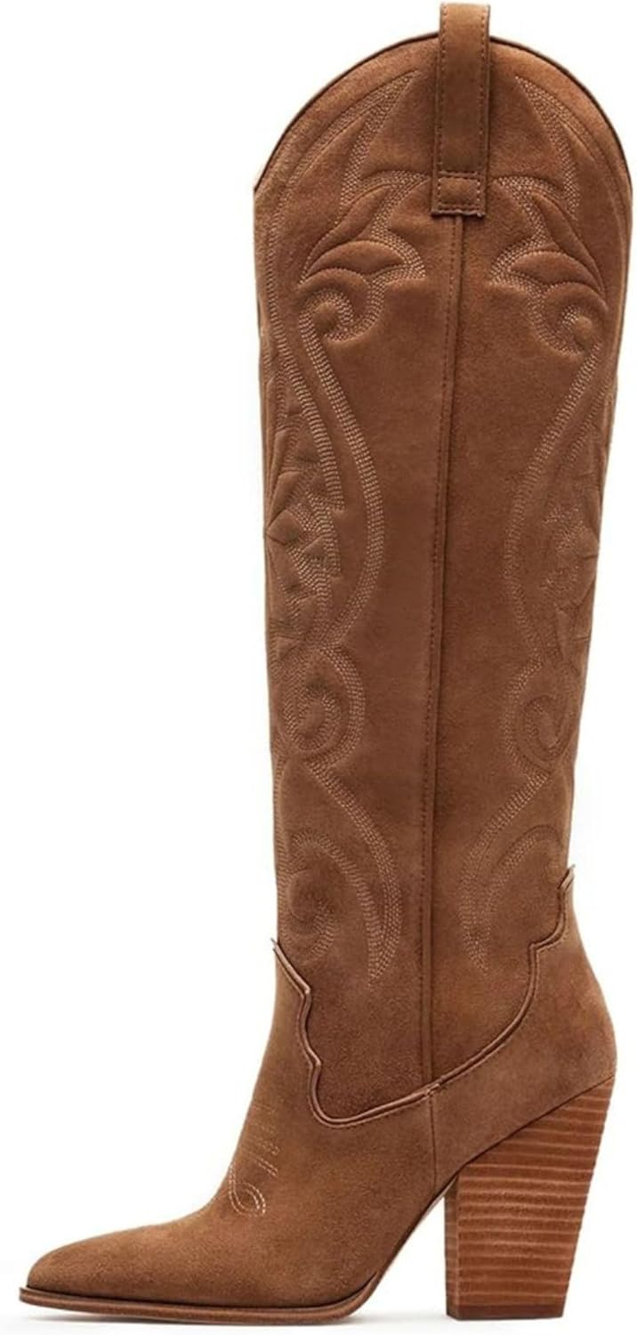 WIRALOMI Women's Western Knee High Embroidered Kenya Ubuy