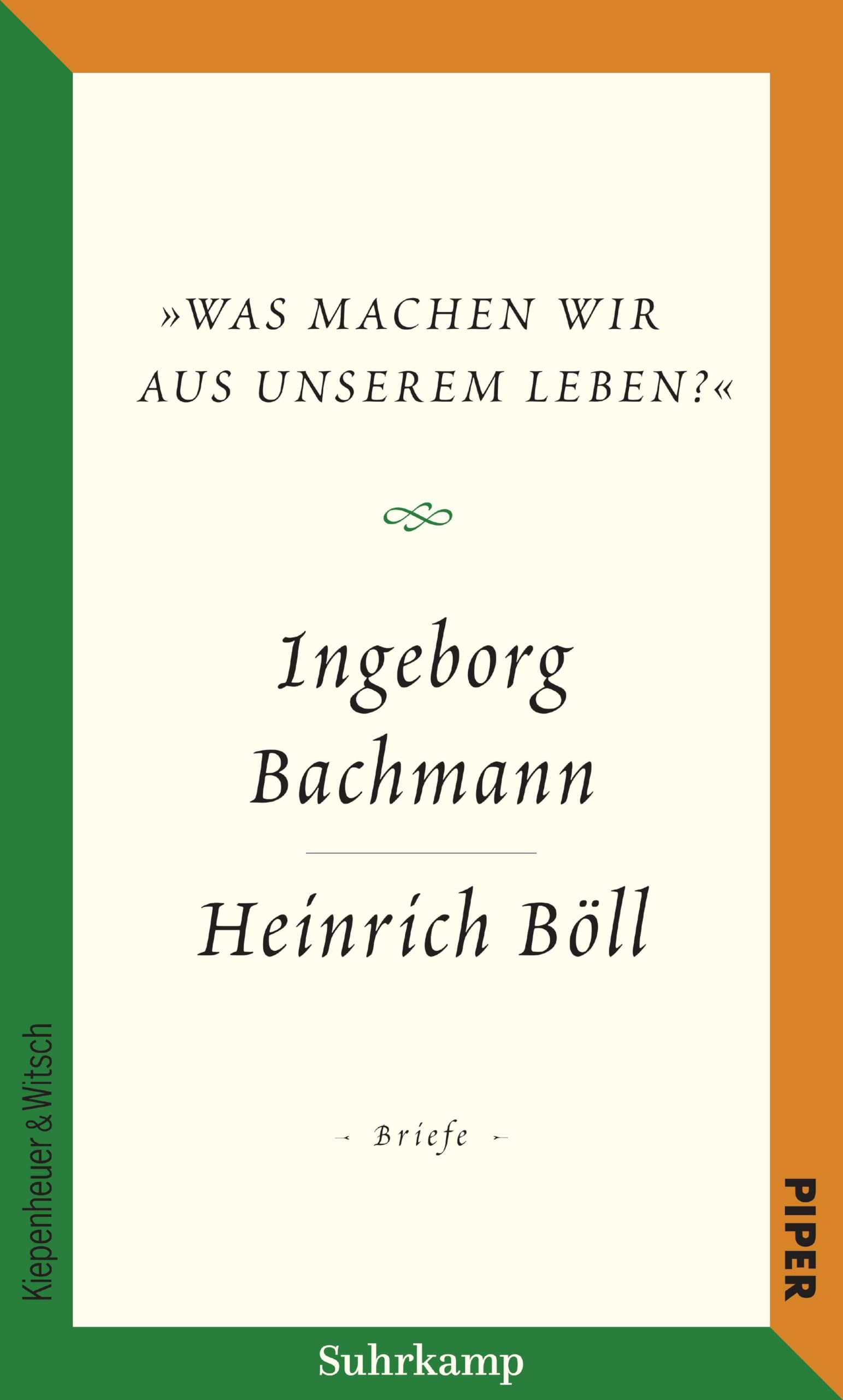Salzburger Bachmann Edition: »Was machen wir aus unserem Leben?«. Der Briefwechsel