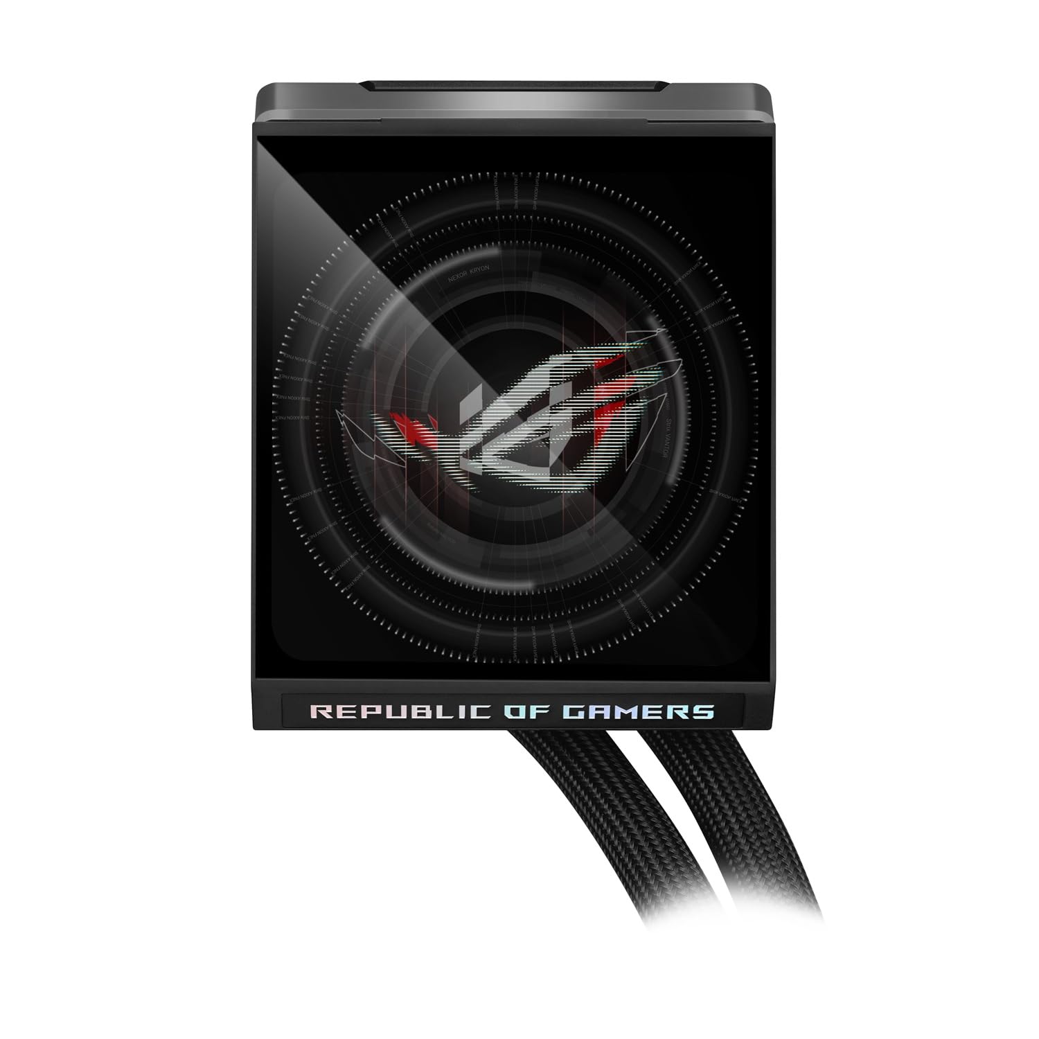 ASUS ROG Strix LC IV 360 ARGB LCD, Dissipatore di Calore a Liquido per CPU, Q-Connector per Facile Installazione, Potente Pompa, Schermo LCD IPS da 5,8", Tre Ventole ROG ARGB, Aura Edge, Nero