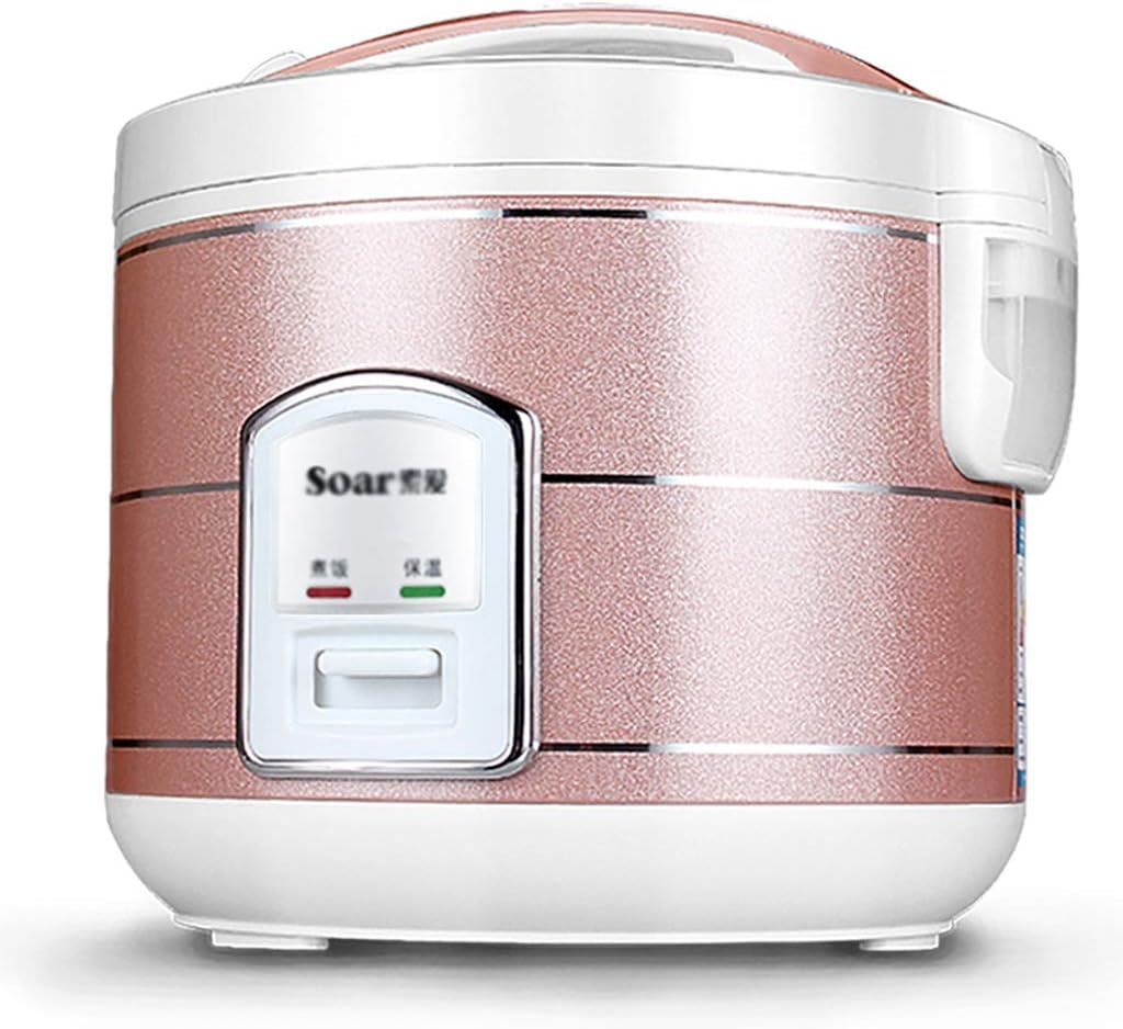 Rice Cooker (3 liters / 900W / 220V) Insulation Function Quality Inner Pot Spoon Steamer And Measuring Cup Mini Dormitory Small Appliances Can Accommodate Up To 8 People (Color : A, Size : 5L)