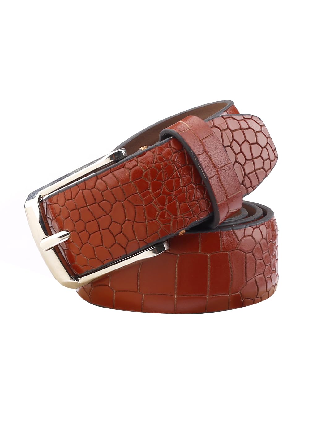 bacca bucci Men's Premium Leather Belt - 35mm Handcrafted Strap with Classic Imported Pin Buckle-picture-45