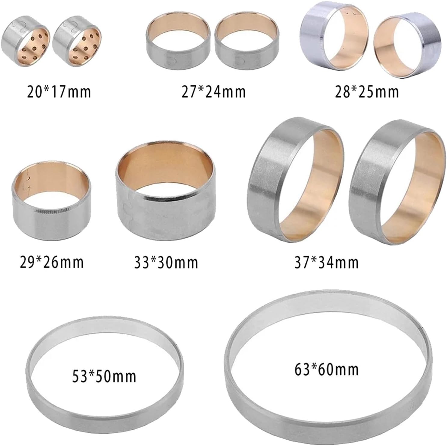 12PCS Auto Gearbox Transmission Bushing Repair Kit for ZF6HP26, for ZF6HP28, for 6R80, for BMW, for, for Jaguar, for Land for Rover