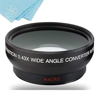 Amazon.com : 43mm 0.43x Wide Angle Lens with Macro for Canon