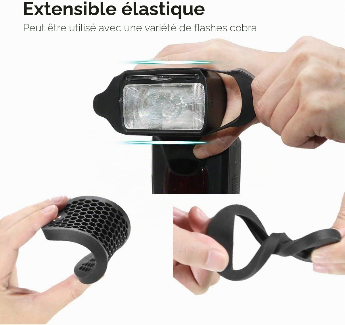 PHOLSY Gels à Grille en nid d'abeille de Caméra Flash Universel Kit Filtre d'éclairage avec Correction de Couleur pour Canon Nikon Sony Godox Yongnuo Caméra Flash