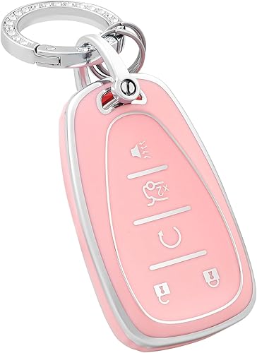 OFFCURVE Funda para llavero de coche R para Chevy C5+llavero, Rosado