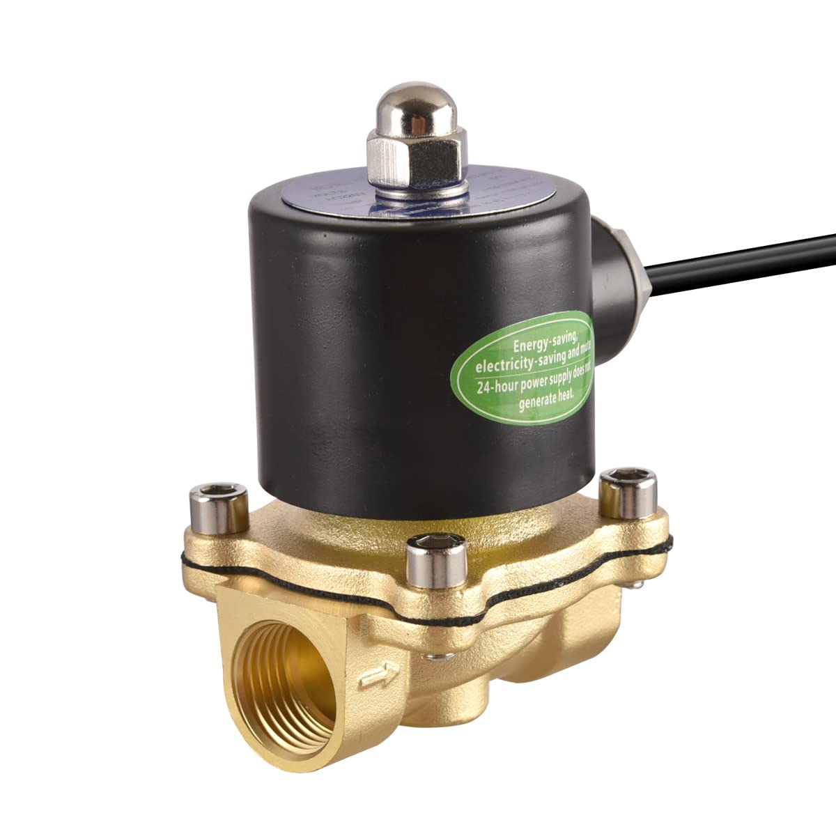 Heschen ottone elettrico elettrovalvola, 2W-160-15J, PT1/2'', AC220V, diretto azione acqua aria gas, normalmente chiusa, valvola di ricambio