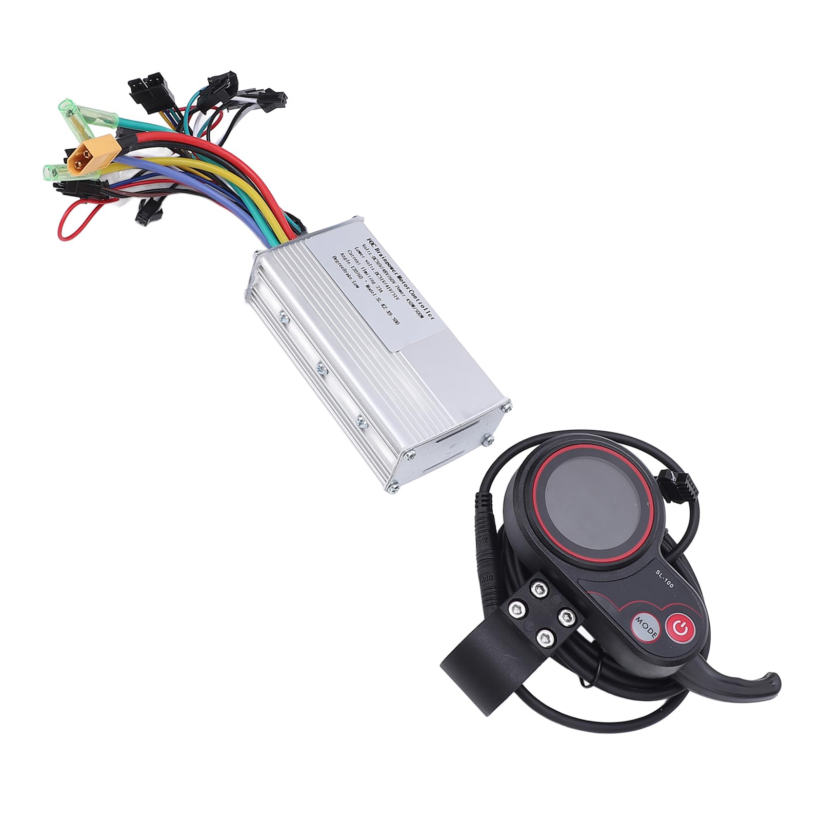 Bezszczotkowy kontroler silnika, 36 V, 48 V, 60 V, 450 W, 500 W, fale, kontroler SL100, wyświetlacz LCD, kolorowy wyświetlacz do roweru elektrycznego