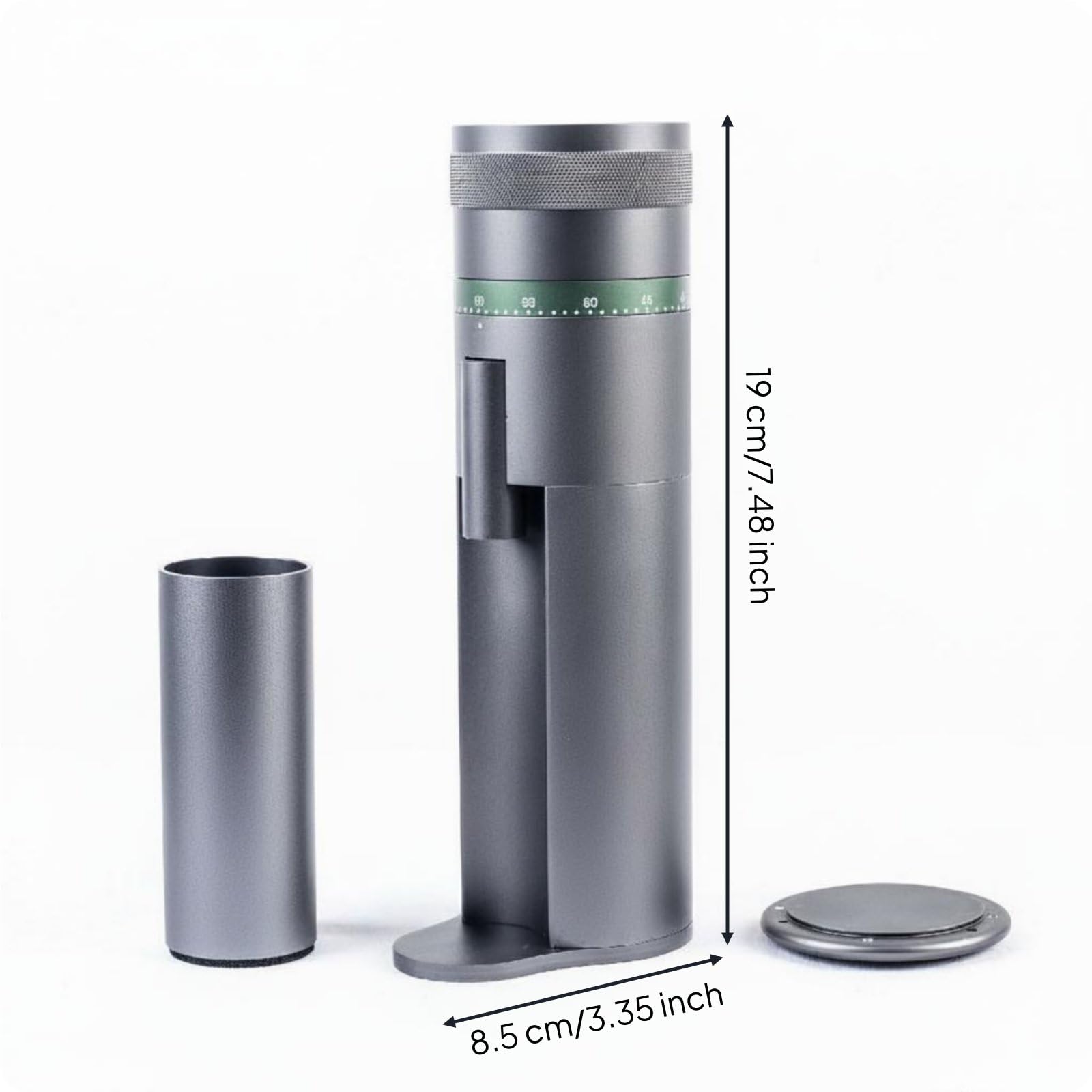 Molinillo de Café Eléctrico Molinillo Cono de Acero 420 y Estructura Metálica Compacta Granulometría Regulable y, style to 1