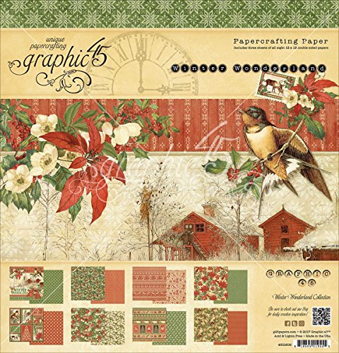 Graphic 45 Winter Wonderland 12x12 Paper Pad