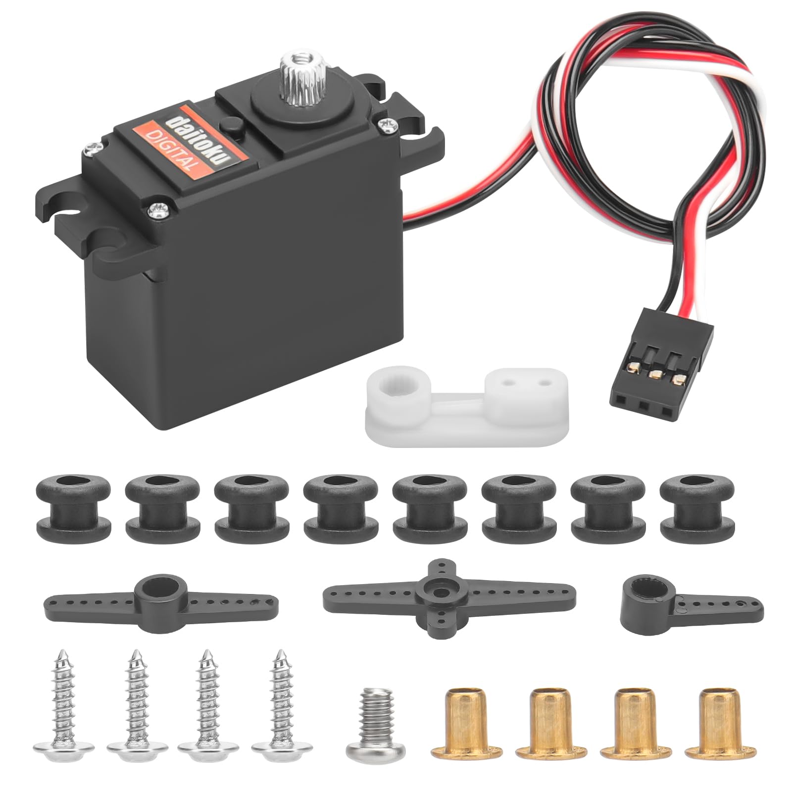 Amazon.com: daitoku Upgrade Metal Servo for MJX Hyper Go Servo