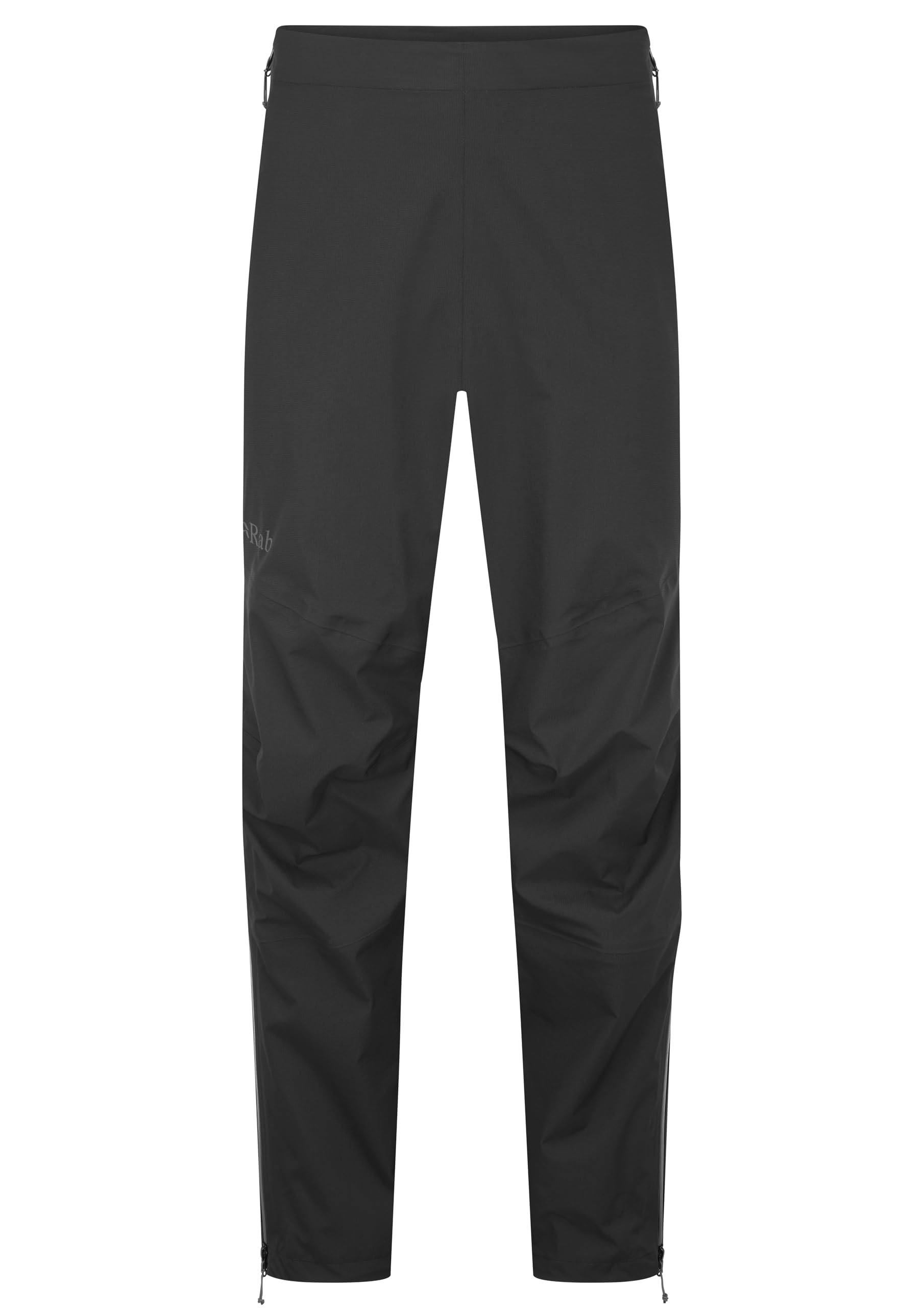 Rab Men's Firewall Mountain Pants - Waterproof Breathable Shell Pants for Hiking & Climbing - Black - Small/32 Inseam