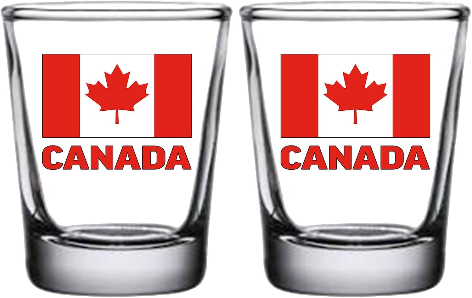 Rogue River Tactical Canada Canadian Flag Outline Shot Glass Gift