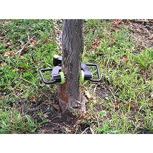 Brush Grubber BG-11 Xtreme Brush and Tree Stump Puller Remover Tool with No Slip Gripping Teeth, Rotating Grip Pads, and Handles