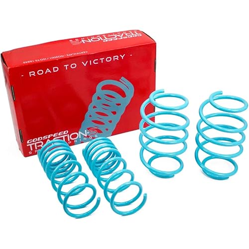 Godspeed LS-TS-NN-0015-A Traction-S Performance Lowering Springs For Nissan Altima Sedan (L32A) 2.5L 2007-12