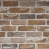 Okydoky Peel & Stick Brown Brick Wallpaper - Self-Adhesive, Vinyl Waterproof Vintage Wallpaper - Self-Sticking Contact Paper for House Decoration #5