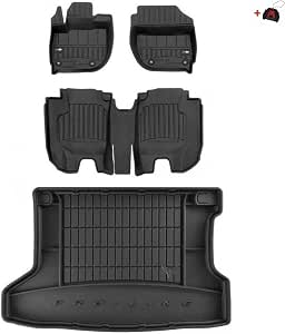 WALSER tappetini premium per auto compatibili con Audi A6 C8/C8 Avant/C8 Allroad 2018-Oggi, tappetini in gomma per auto 100% su misura - made in EU, robusti tappetini per auto